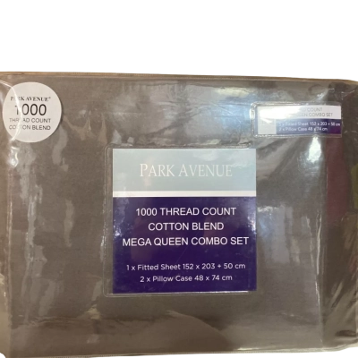 Park Avenue 1000 Thread Count Cotton Blend Mega Queen Combo