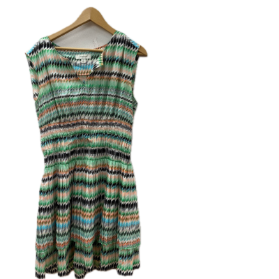 Country Road Womens Dress Size 14 Black  / Blue / Green / Orange / Pattern 