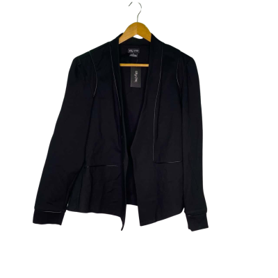 City Chic Womens  Size 18 Open Jacket Black  