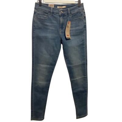 Levis Womens  BNWT Size 29 Blue mid rise super skinny
