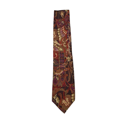 Oroton Multicoloured Silk Tie