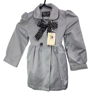 Blue Sky Kids Grey Pea Coat Size 5 / 6 