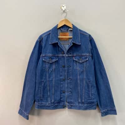 Levis Classic Mens  Size M Denim Jacket Blue 