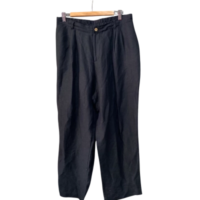 The Shanty Womens  Size L Ankle Length Pants Black  