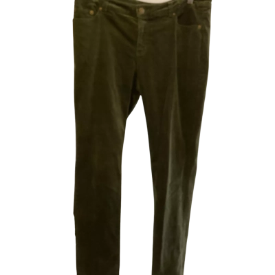 “Laura Ashley” Womens corodory long pants -  Size 12 / 14 Green 