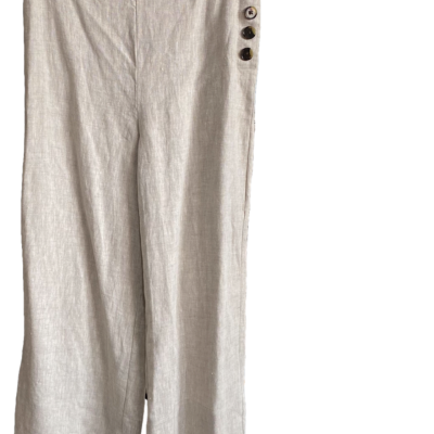 Wish Cali Dreams Linen Pants - Natural - Size L/14