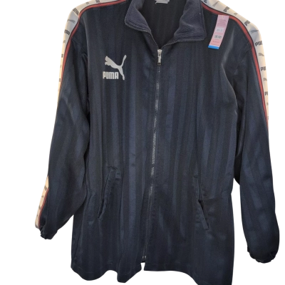 Puma Mens  Size L Blue / Red / White Jacket 