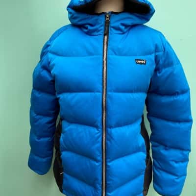 Levi's Mens Blue puffer jacket