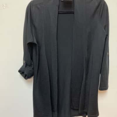  Ebony Womens  Size 8 Cardigan Black  