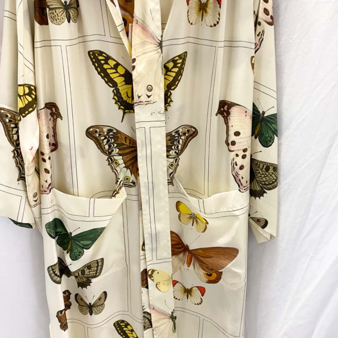Oroton SILK Size 16 Butterfly Pattern Dress- just Beautiful(s)