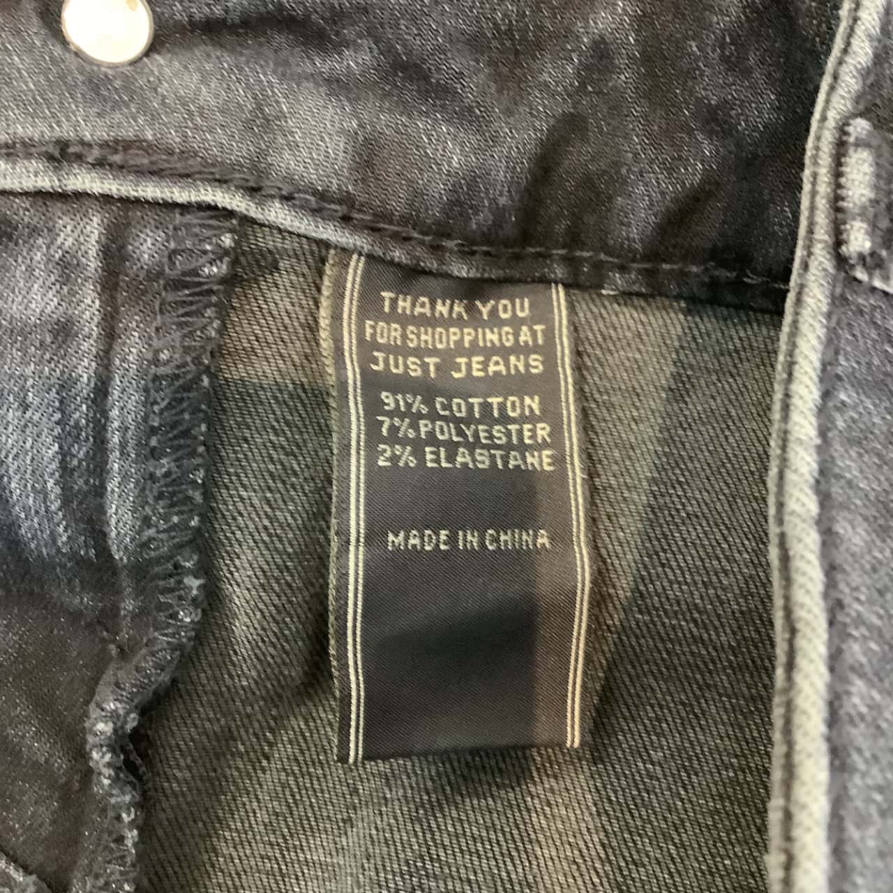 Size 9 Slim Fit Jeans Dark Blue 