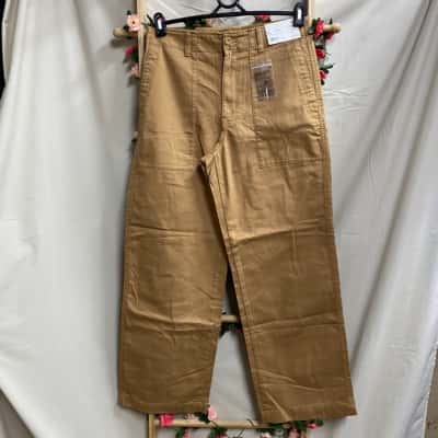 Womens Uniqlo Brown Wide Leg Pants Size M RRP $59.90