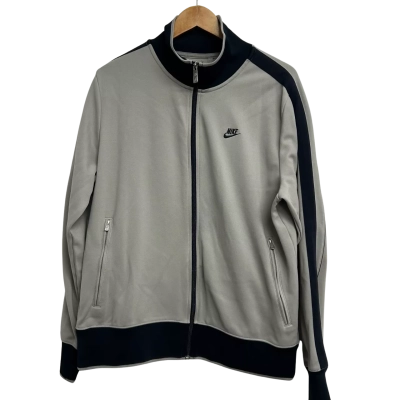Nike Mens Size L Grey Zip Up Jacket 
