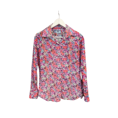 Hawkes & Curtis  Womens  Size 14 UK Long Sleeve Shirt Floral / Multicoloured 