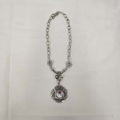  Womens Necklace Silver Plate