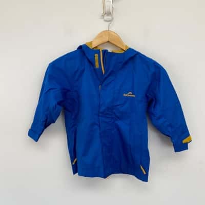 Kathmandu Kids Blue Waterproof Windproof Breathable Jacket Size 4 