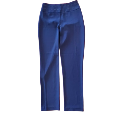 Review Womens Size 6 Straight Leg "jenner" Pants Navy Blue new with tags 