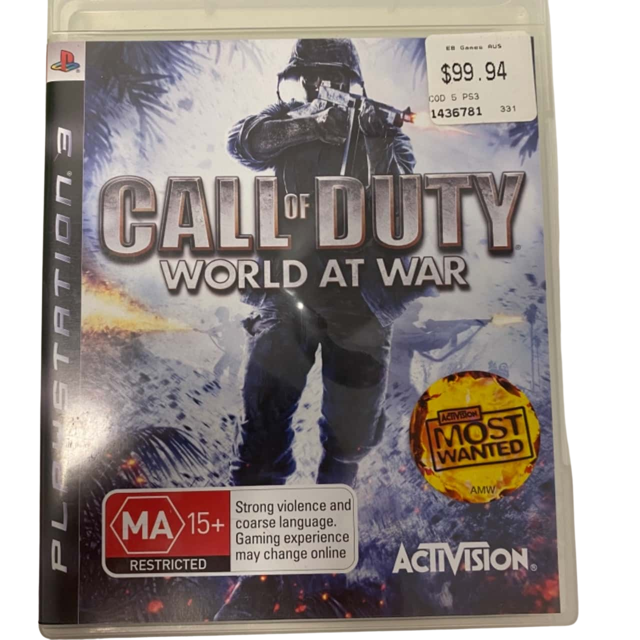 PS3 Call of Duty World at War