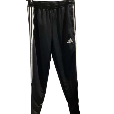 BNWT Adidas Womens Tapered Leg Trackpants Black  / White 