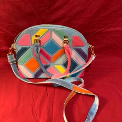 Taking Shape Women’s Mosaic Cross Body Bag / Handbag Multicoloured 