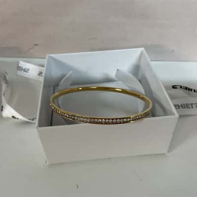 BNWT Stamped S.Steel Gold Plated Bangle 