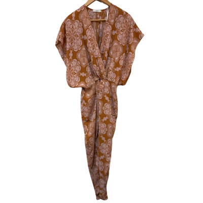 Sheike Size 10 Burnt Orange / Floral Dress