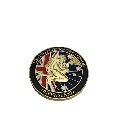 United Firefighters Union Commemorative  Medallion 