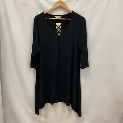 beme Women's Tunic Size XS Black RRP$80