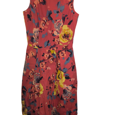 Cue Womens  Size 6 Blue / Floral / Pink  / Yellow  Dress