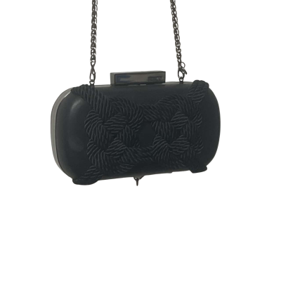 Womens Mimco Cordelia Cross Body Bag Black  / Silver 