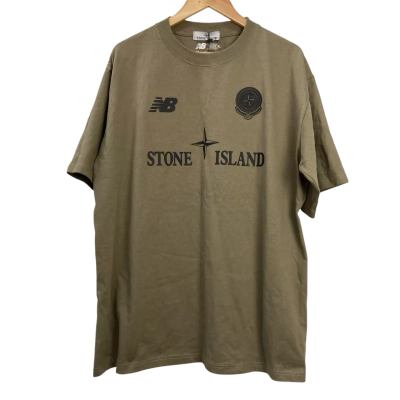 Brand New - New Balance - Mens 100% Cotton Short Sleeve T-shirt - Size XL - Olive 