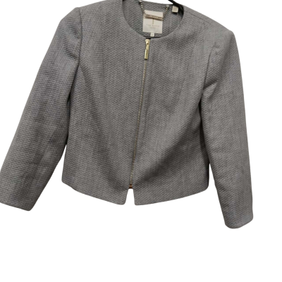 Ted Baker Womens   Cropped Jacket Grey Size 2