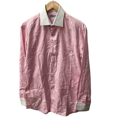  Made in Italy Mens Long Sleeve Shirt Striped B