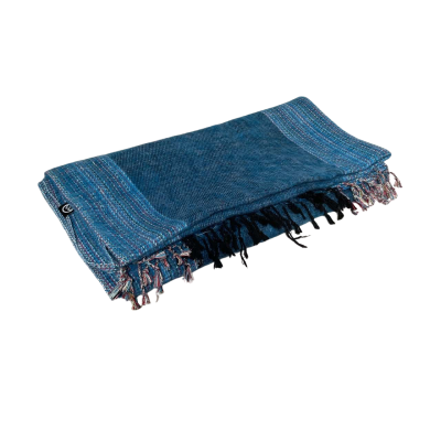 Blue Woollen Wrap 190 x 90cm.