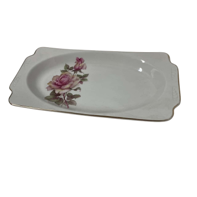 Wood & Sons Pink Rose Sandwich Platter “Trentham”