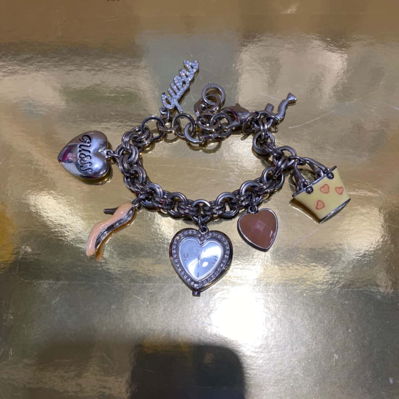 Guess Charm Bracelet Watch