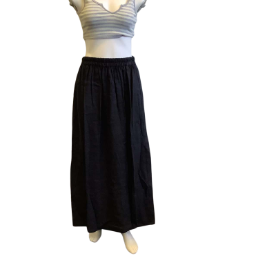 BNWT Country Road Women's Size 8 Pull On Maxi Skirt Black  