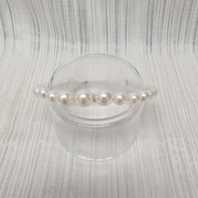 Super Pretty Single Row Faux Pearl & Twist Diamante /Silver Tone /Metal/ Tiara /Headband/ Evening /Wedding /Formal 