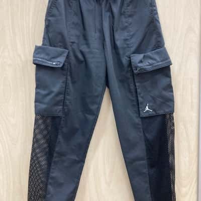 Jordan Mens  Size S Black Track Pants with Upper Pocket Bags (3)