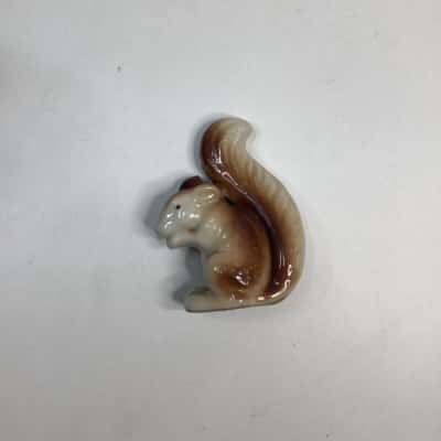 Vintage Glazed-Bone China Squirrel