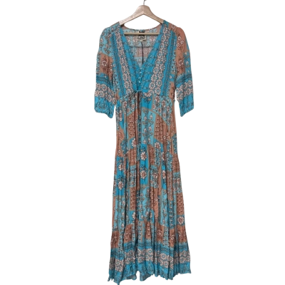 Jaase Size XS Maxi Dress Blue BNWT 