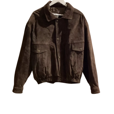 Saddlery Mens  Size 107 Suede Jacket