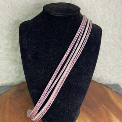 Swarovski Women's Choker Necklace Pink / Purple / Mauve / Silver #5120639