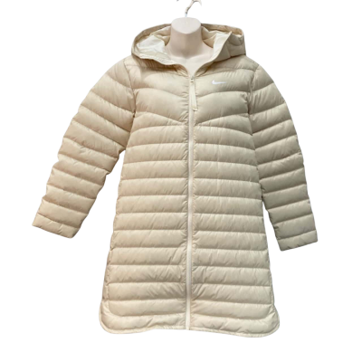 Nike XS  Long Puffer Jacket Cream 