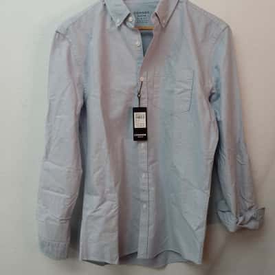 Connor Mens  Size M Business Shirt Blue 