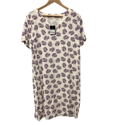 Capture Womens  Size 16 Casual Dress Purple / White 