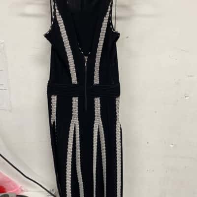 Guess Womens  Size S Sleeveless Dress  Black  / White 