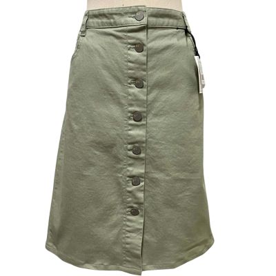 Sportscraft Womens  Size 16 button front Denim Skirt, Green 