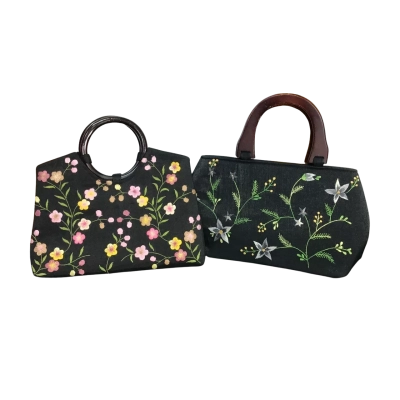 Unbranded Two Piece Embroidered Handbag Set