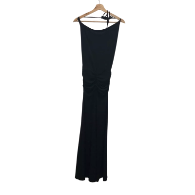 Vintage Ashleigh Morgan Womens  Size 8 Midi Dress Black  